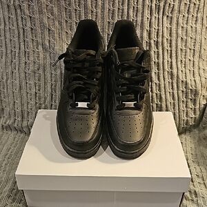 Nike Black Air Force 1 Sneakers